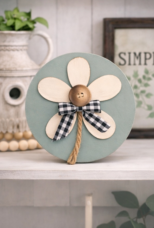 Small Wooden Flower craft